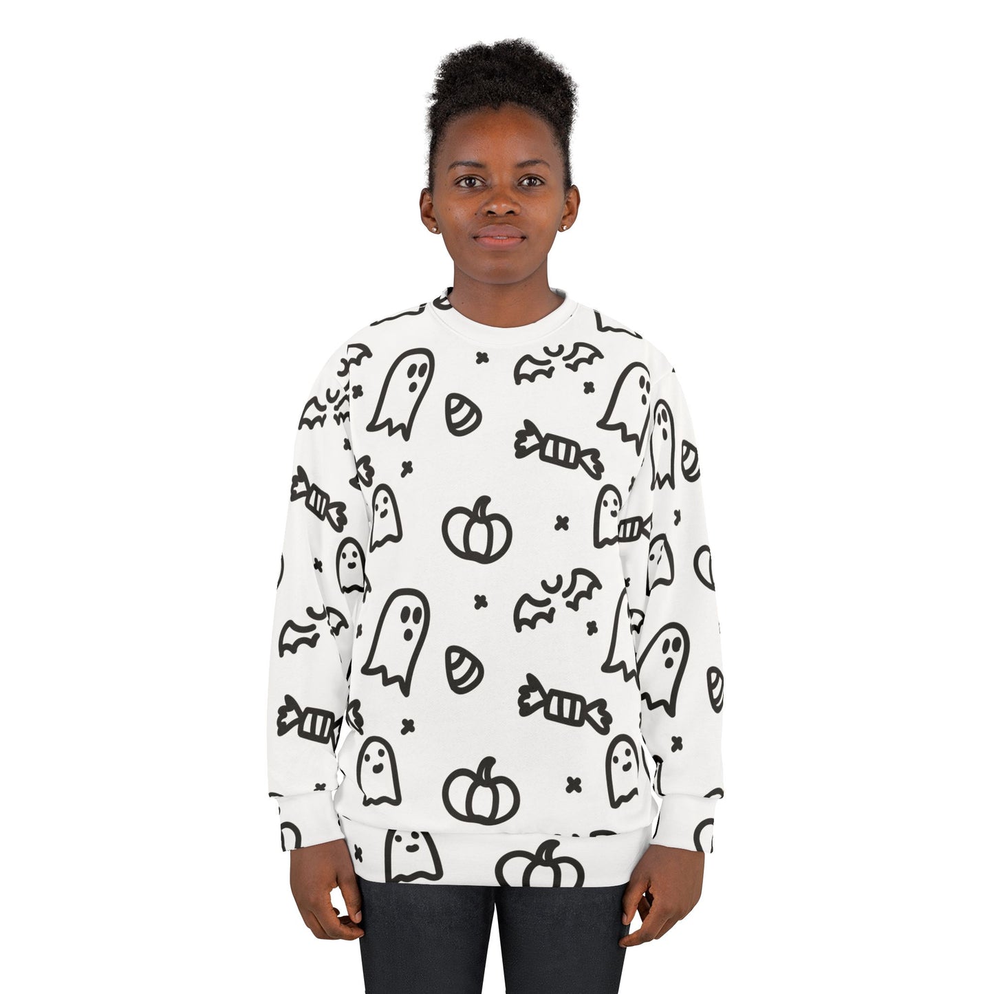 Black and White Halloween Sweatshirt