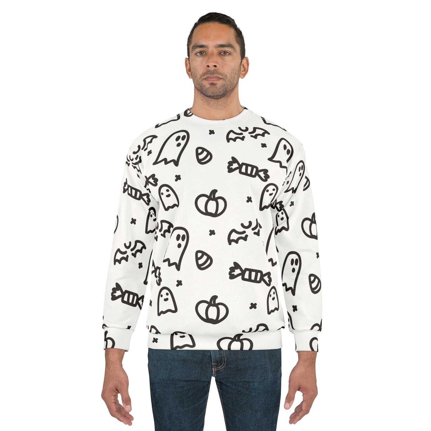 Black and White Halloween Sweatshirt