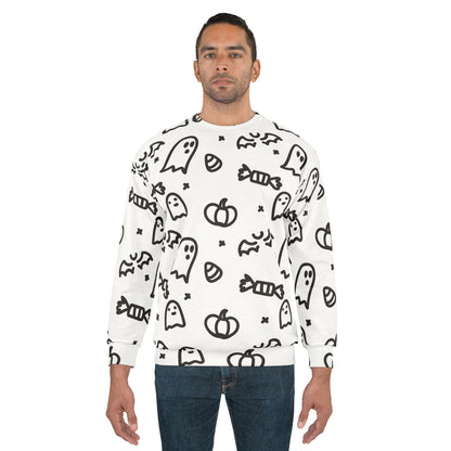 Black and White Halloween Sweatshirt